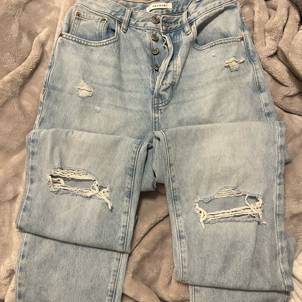 Pacsun distressed Light Blue Jeans